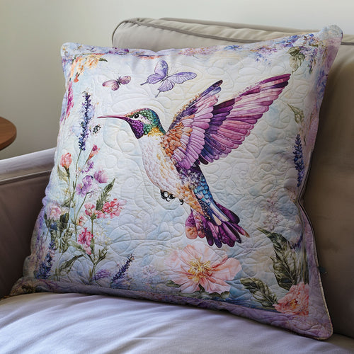 Gorgeous Hummingbird WU0702021CL Quilt Pillow Case