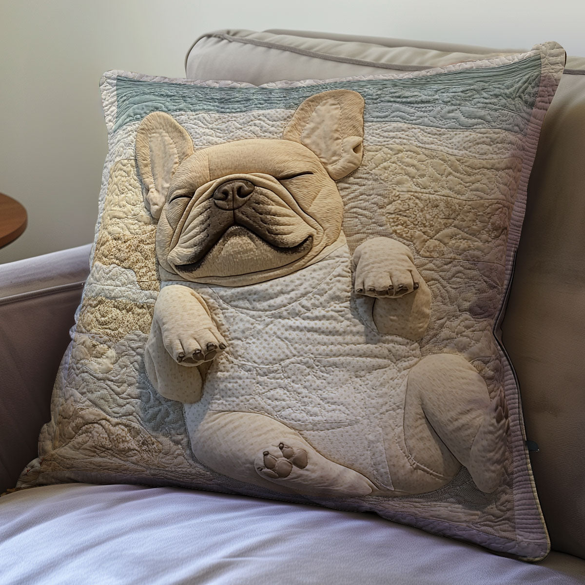 Sleeping Bulldog WU0702087CL Quilt Pillow Case