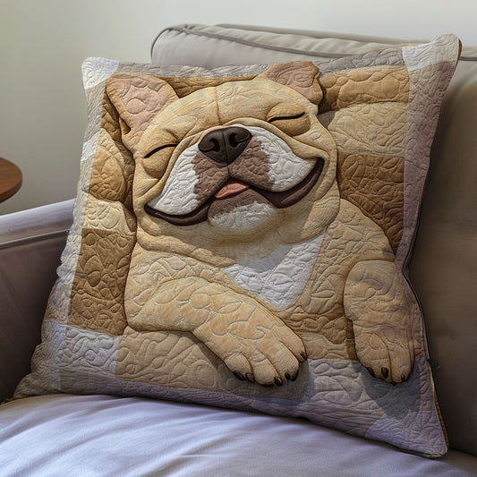 Sleeping Bulldog WU0702090CL Quilt Pillow Case