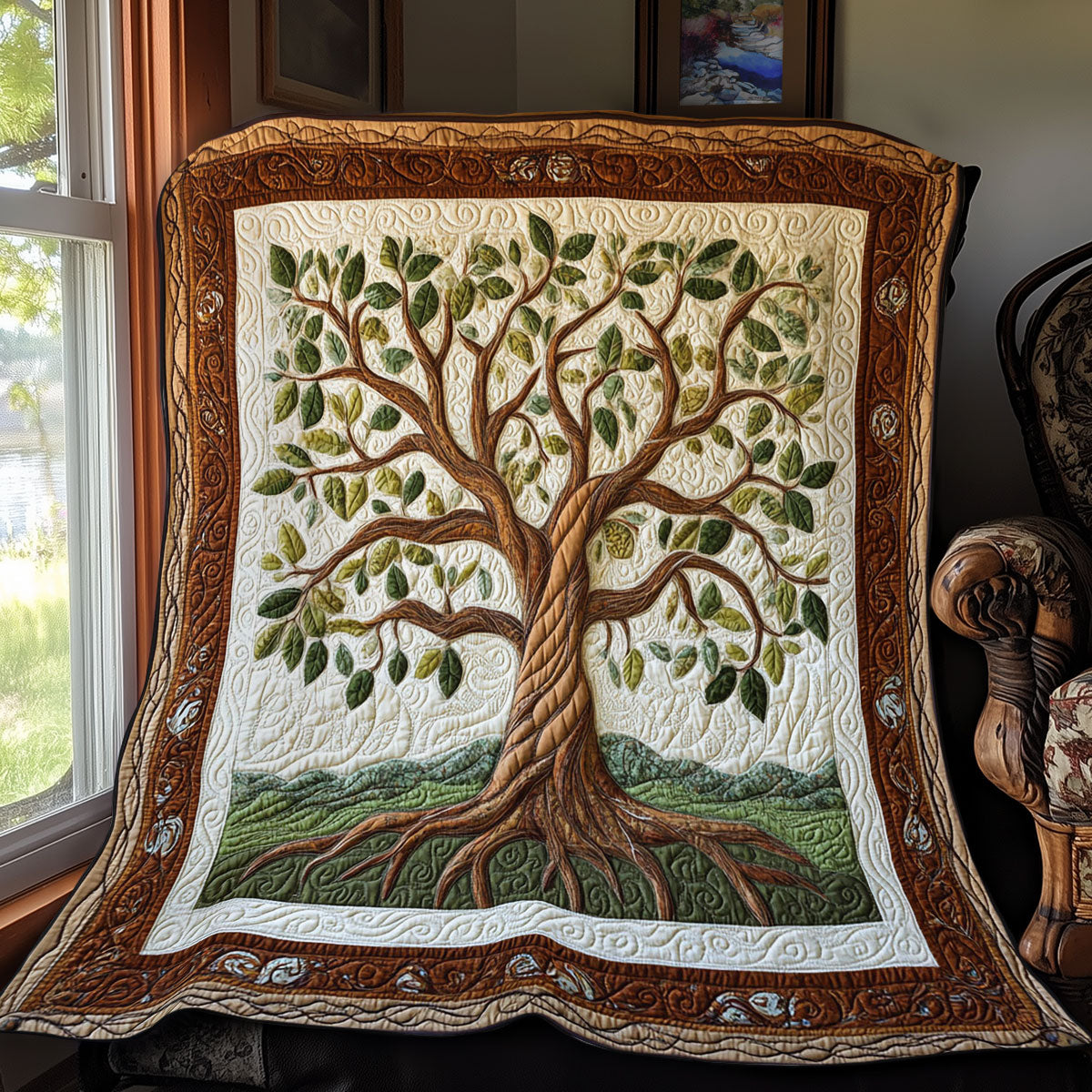 Roots Of Life CP2406010CL Quilt