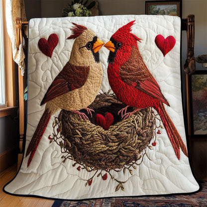 Heartfelt Cardinal WJ1002020CL Quilt