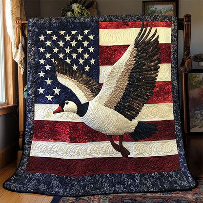 Patriotic Geese WJ0702023CL Quilt