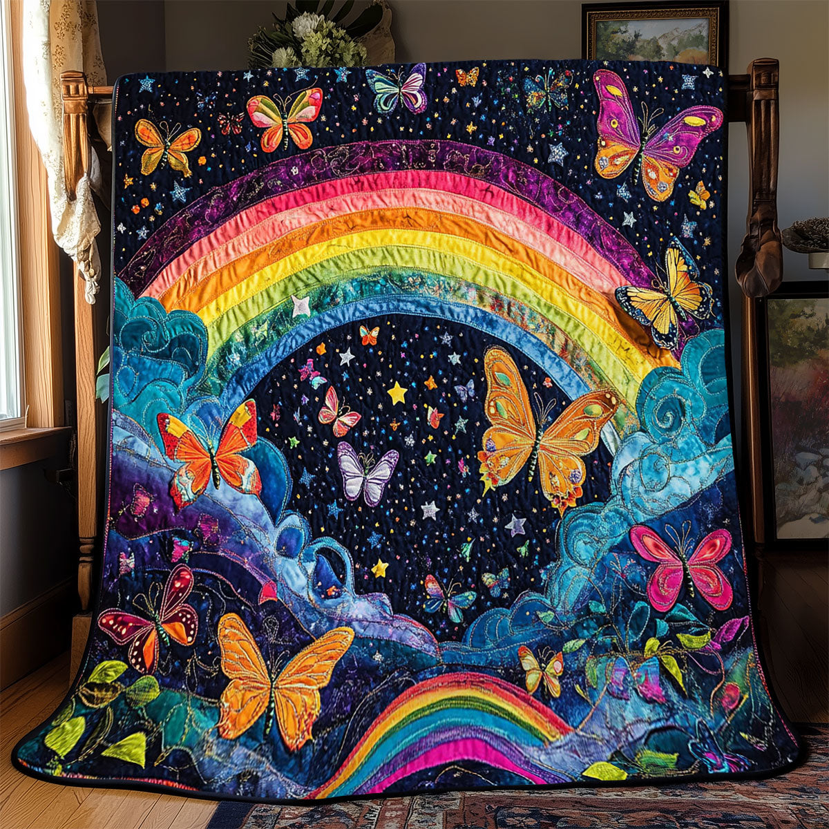Rainbow Wings WJ1203026CL Quilt