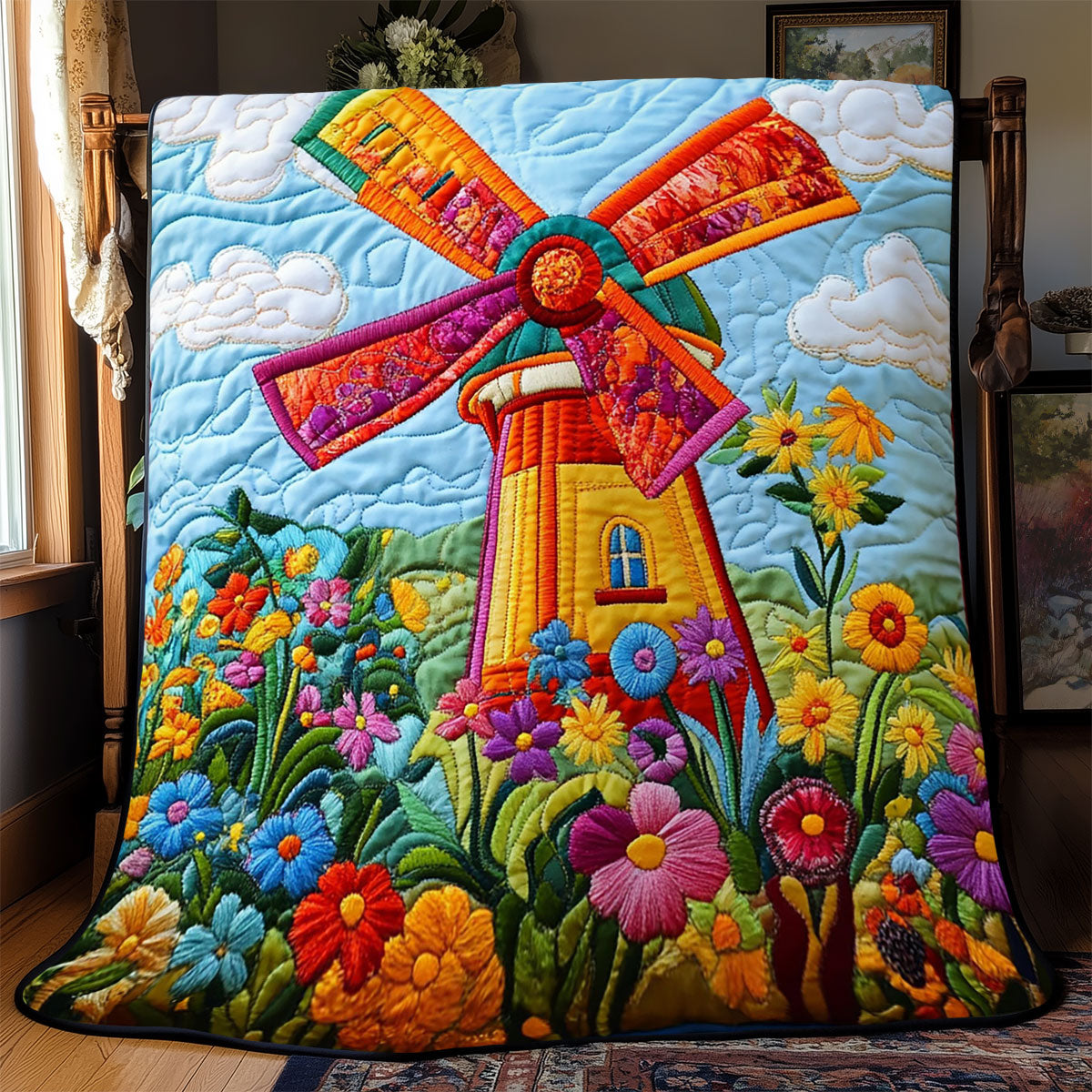 Whispers Of The Windmill WJ2402022CL Quilt