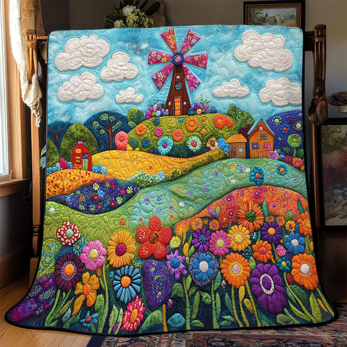 Whispers Of The Windmill WJ2802041CL Quilt