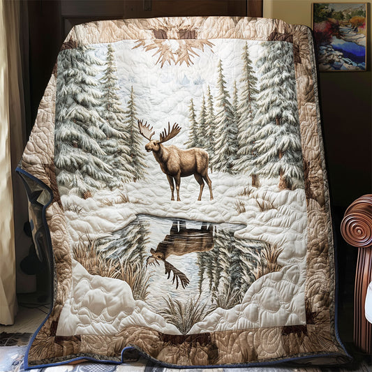 Moose Forest YR2901026CL Quilt