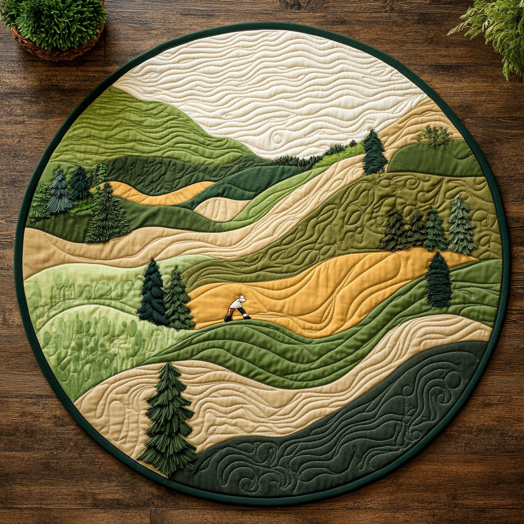 Mountain View WX2103131CL Quilted Round Mat