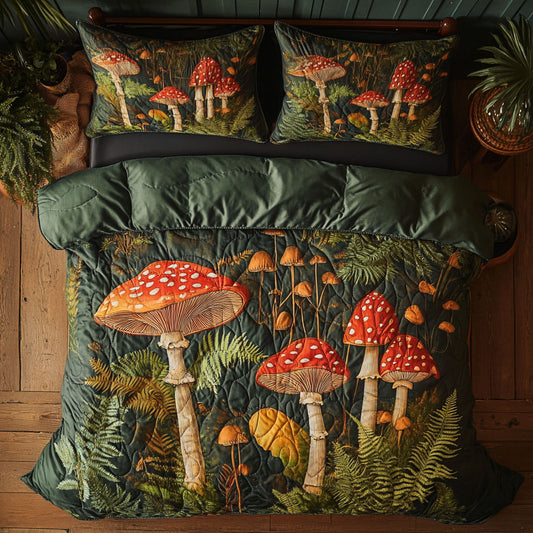Mushroom Forest WU2702056CL Duvet Cover Set