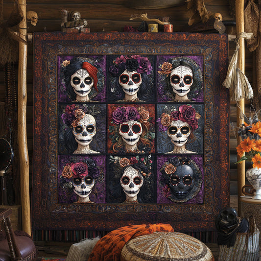 Mystic Dawn Skull Woman WN0908050CL Quilt