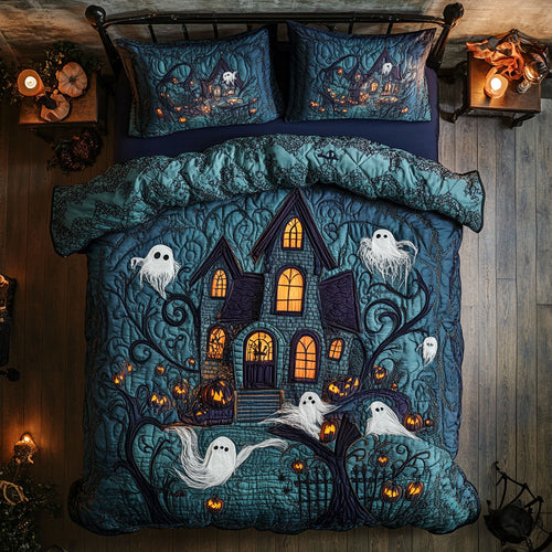 Mystic Haunted House CW0508024CL Duvet Cover Set