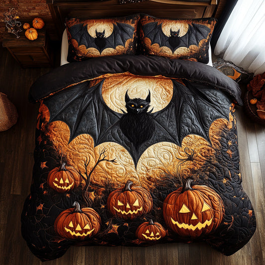 Mystic Pumpkin Bat CW0508029CL Duvet Cover Set