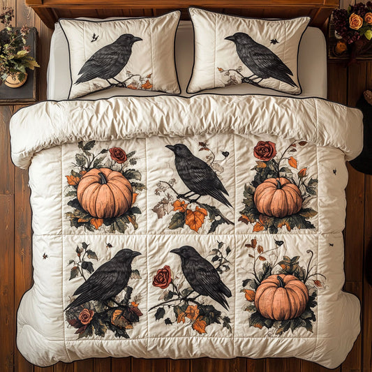 Mystic Pumpkin Crow CW0508032CL Duvet Cover Set