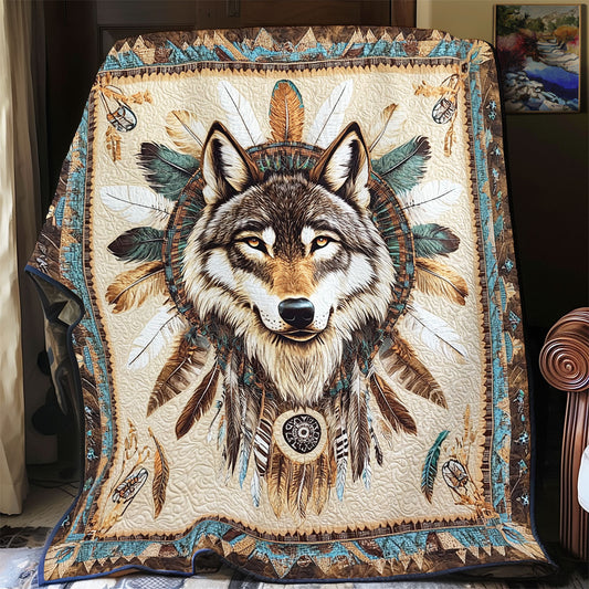 Mystic Wolf Feather YR2801020CL Quilt