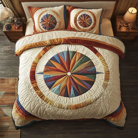 Native American Compass Rose WU1902034CL Duvet Cover Set