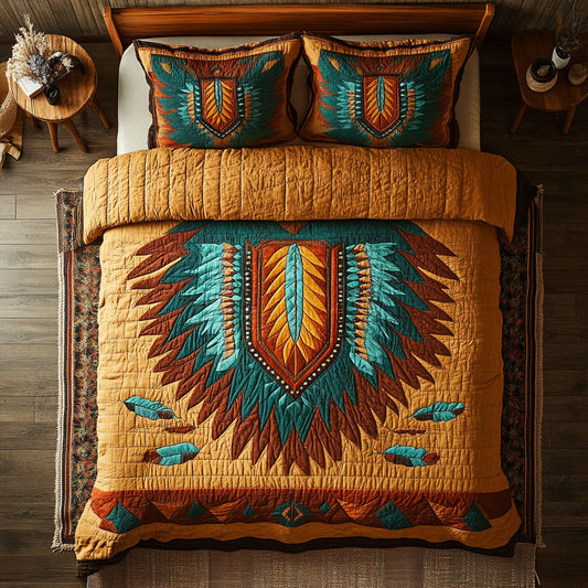 Native American Shield WU2201076CL Duvet Cover Set