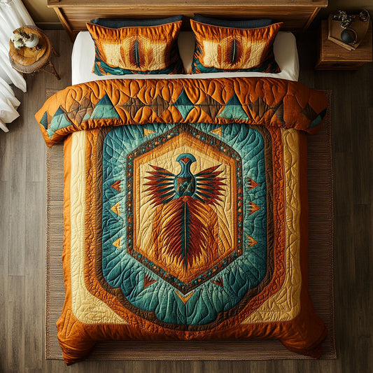 Native American Shield WU2201079CL Duvet Cover Set