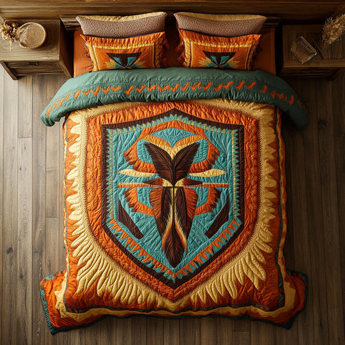 Native American Shield WU2201082CL Duvet Cover Set