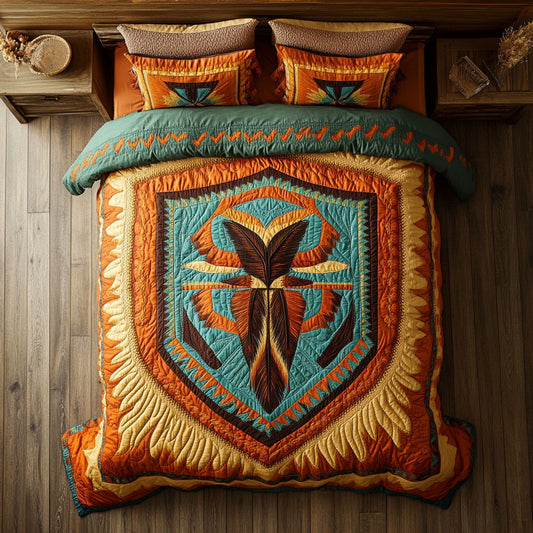 Native American Shield WU2201082CL Duvet Cover Set