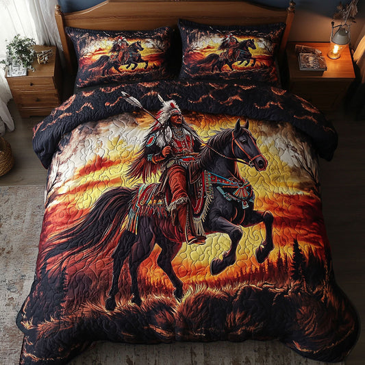 Native American Tribal Chief WU2201083CL Duvet Cover Set