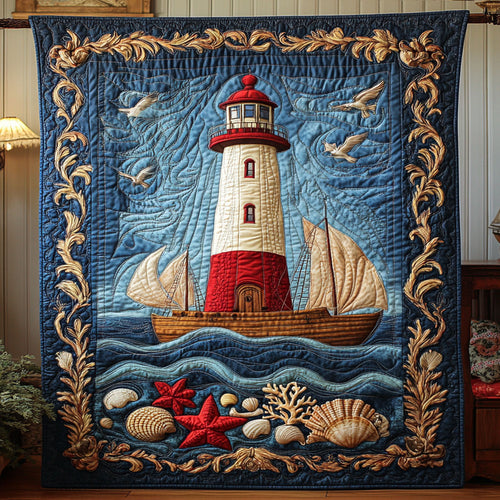Nautical Lighthouse WY0708077CL Quilt