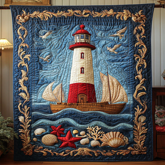 Nautical Lighthouse WY0708077CL Quilt