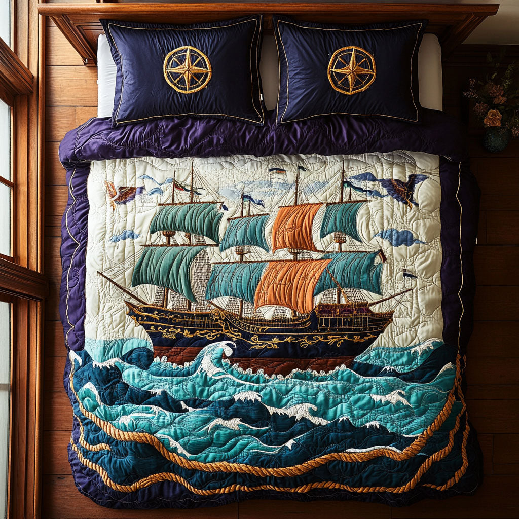 Ocean Gallop CP0708017CL Duvet Cover Set