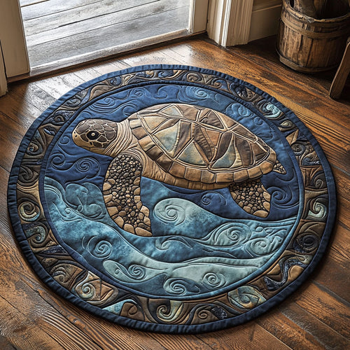 Ocean Spirit CP2406005CL Quilted Round Mat