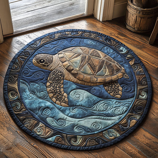 Ocean Spirit CP2406005CL Quilted Round Mat