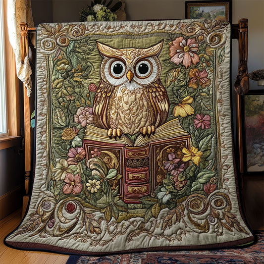 Owl And Book YR0502020CL Quilt