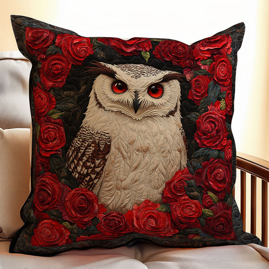 Owl Rose Field WX0303139CL Quilt Pillow Case