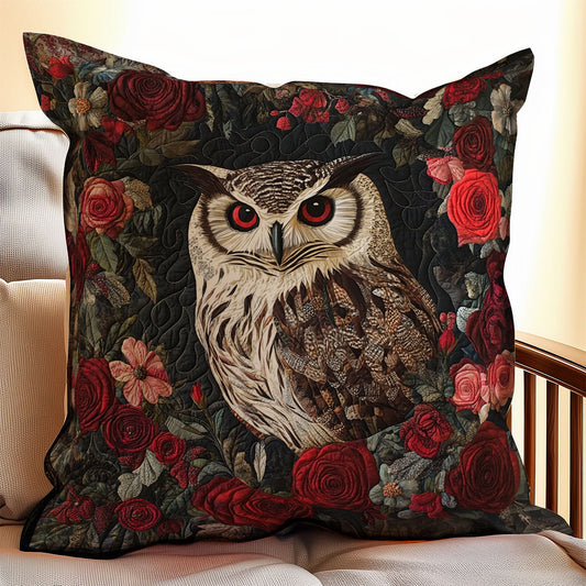 Owl Rose WX0303140CL Quilt Pillow Case