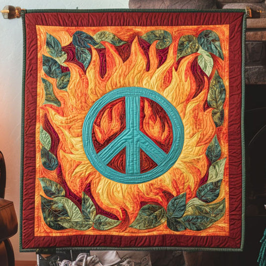 Peace Fire WY0708082CL Quilt