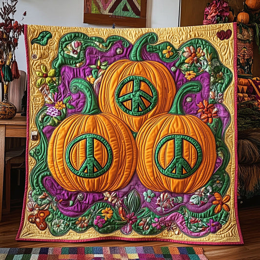 Peace Pumpkin WY0708085CL Quilt
