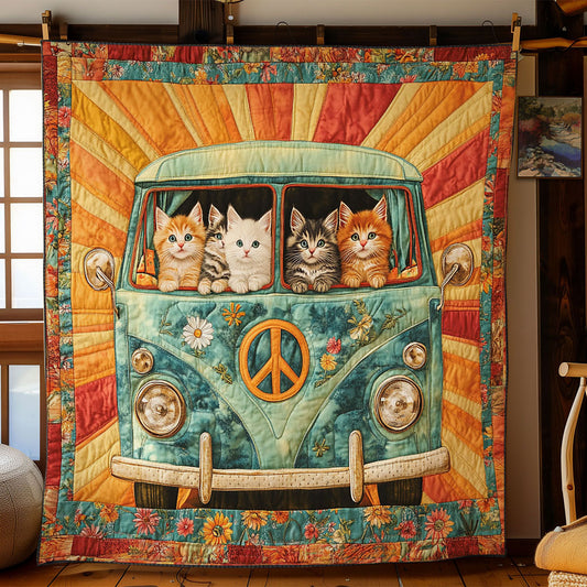 Peace Van Cat WN1511095CL Quilt