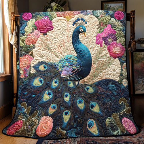 Peacock Floral YR0302048CL Quilt
