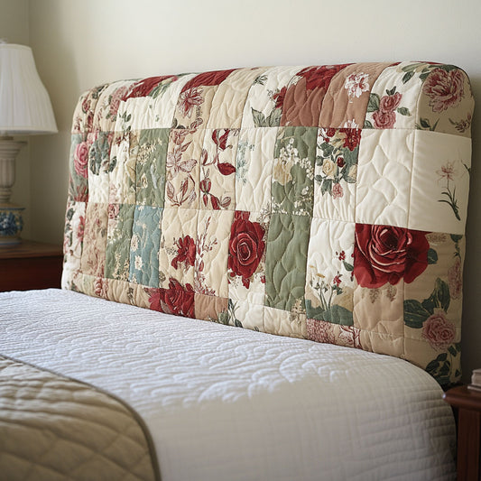 Petal Dreams WJ1712015CL Quilted Headboard Slipcover