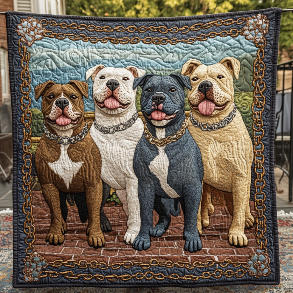 Pitbull Gang WU0401024CL Quilt