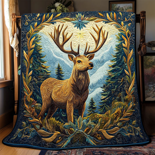 Portrait Deer WX1403032CL Quilt