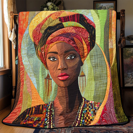 Pretty Black Woman WX0403087CL Quilt