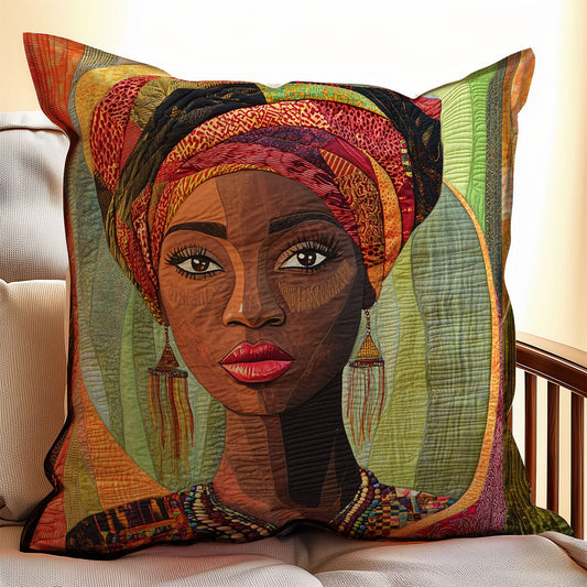 Pretty Black Woman WX0403121CL Quilt Pillow Case