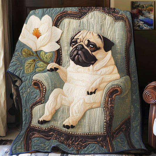 Pug Magnolia WX2003025CL Quilt