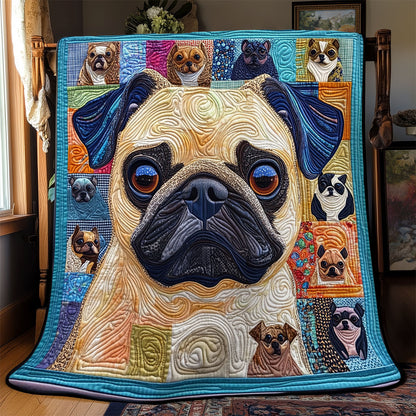 Puggy Patchwork YR0402033CL Quilt