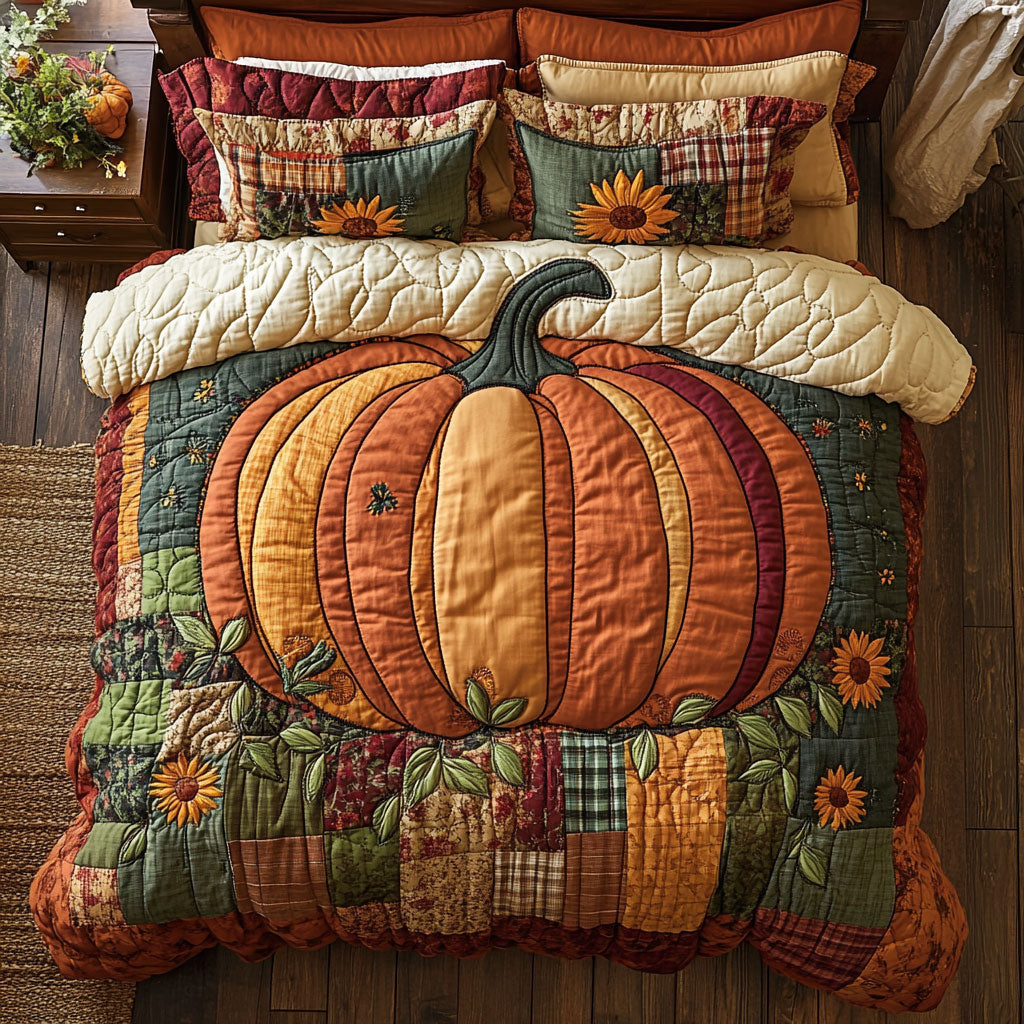 Pumpkin Patchwork CP0908002CL Duvet Cover Set