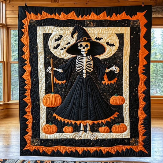 Pumpkin Witch CP0908048CL Quilt