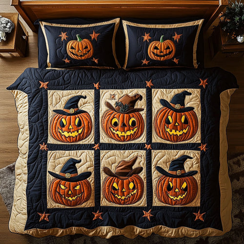 Pumpkin Witch Patch WY0708021CL Duvet Cover Set