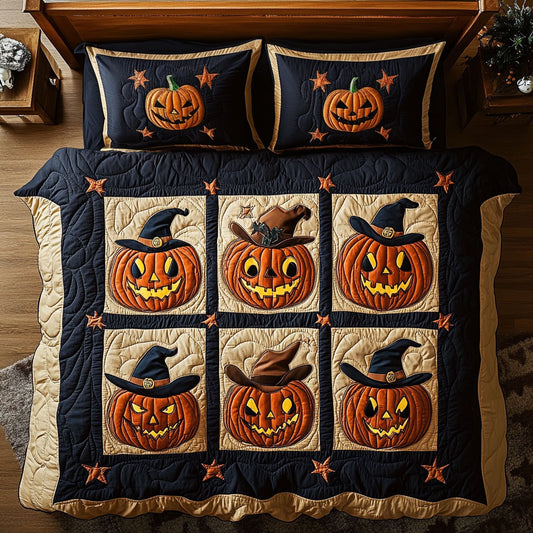 Pumpkin Witch Patch WY0708021CL Duvet Cover Set