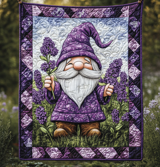 Purple Gnome WU1902025CL Quilt