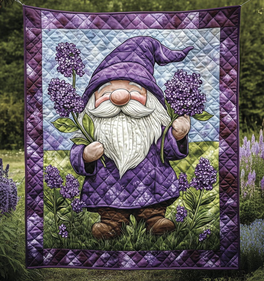 Purple Gnome WU1902026CL Quilt