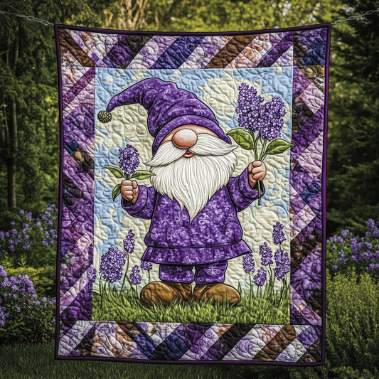 Purple Gnome WU1902028CL Quilt