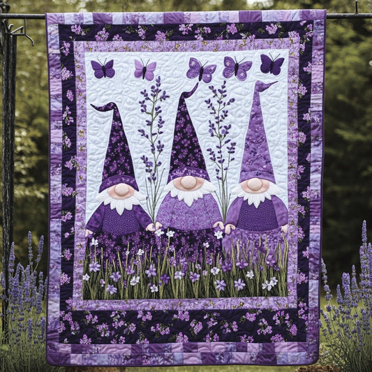 Purple Gnome WU2612094CL Quilt